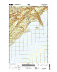Grand Portage Minnesota Current topographic map, 1:24000 scale, 7.5 X 7.5 Minute, Year 2016