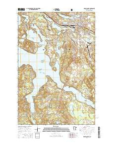 Grand Rapids Minnesota Current topographic map, 1:24000 scale, 7.5 X 7.5 Minute, Year 2016