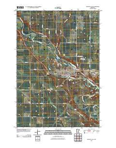 Granite Falls Minnesota Historical topographic map, 1:24000 scale, 7.5 X 7.5 Minute, Year 2010