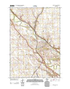 Granite Falls Minnesota Historical topographic map, 1:24000 scale, 7.5 X 7.5 Minute, Year 2013