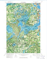 Grant Lake Minnesota Historical topographic map, 1:24000 scale, 7.5 X 7.5 Minute, Year 1972
