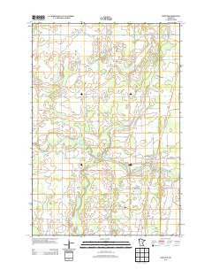 Grasston Minnesota Historical topographic map, 1:24000 scale, 7.5 X 7.5 Minute, Year 2013