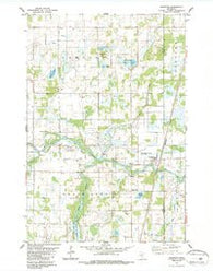 Grasston Minnesota Historical topographic map, 1:24000 scale, 7.5 X 7.5 Minute, Year 1983