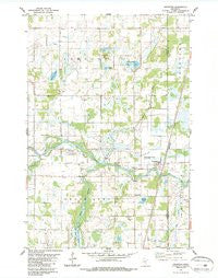 Grasston Minnesota Historical topographic map, 1:24000 scale, 7.5 X 7.5 Minute, Year 1983