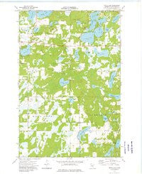 Grave Lake Minnesota Historical topographic map, 1:24000 scale, 7.5 X 7.5 Minute, Year 1973
