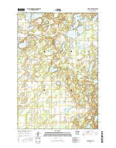 Grave Lake Minnesota Current topographic map, 1:24000 scale, 7.5 X 7.5 Minute, Year 2016