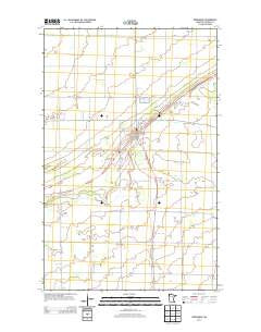 Greenbush Minnesota Historical topographic map, 1:24000 scale, 7.5 X 7.5 Minute, Year 2013