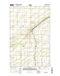 Greenbush Minnesota Current topographic map, 1:24000 scale, 7.5 X 7.5 Minute, Year 2016