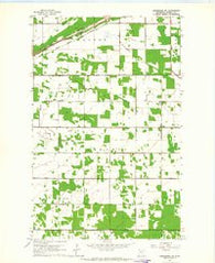 Greenbush NE Minnesota Historical topographic map, 1:24000 scale, 7.5 X 7.5 Minute, Year 1962
