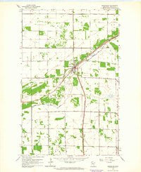 Greenbush Minnesota Historical topographic map, 1:24000 scale, 7.5 X 7.5 Minute, Year 1962