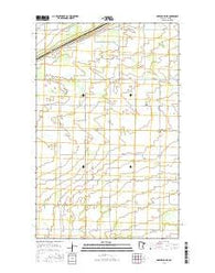 Greenbush NE Minnesota Current topographic map, 1:24000 scale, 7.5 X 7.5 Minute, Year 2016