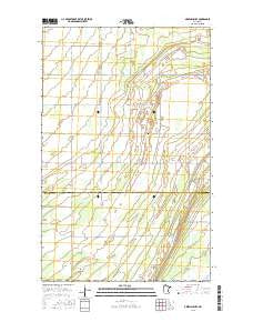 Greenbush SE Minnesota Current topographic map, 1:24000 scale, 7.5 X 7.5 Minute, Year 2016