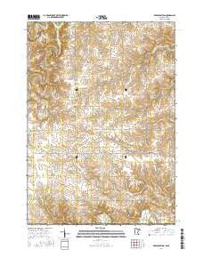 Greenleafton Minnesota Current topographic map, 1:24000 scale, 7.5 X 7.5 Minute, Year 2016