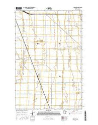 Greenview Minnesota Current topographic map, 1:24000 scale, 7.5 X 7.5 Minute, Year 2016
