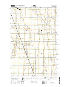 Greenview Minnesota Current topographic map, 1:24000 scale, 7.5 X 7.5 Minute, Year 2016