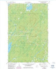 Greenwood Lake East Minnesota Historical topographic map, 1:24000 scale, 7.5 X 7.5 Minute, Year 1982