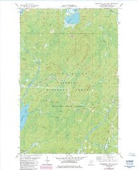 Greenwood Lake East Minnesota Historical topographic map, 1:24000 scale, 7.5 X 7.5 Minute, Year 1982