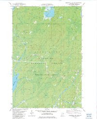 Greenwood Lake East Minnesota Historical topographic map, 1:24000 scale, 7.5 X 7.5 Minute, Year 1982