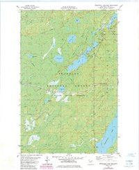 Greenwood Lake West Minnesota Historical topographic map, 1:24000 scale, 7.5 X 7.5 Minute, Year 1982