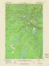 Greenwood Lake Minnesota Historical topographic map, 1:62500 scale, 15 X 15 Minute, Year 1954