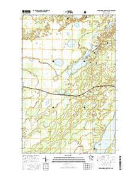 Greenwood Lake West Minnesota Current topographic map, 1:24000 scale, 7.5 X 7.5 Minute, Year 2016