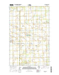Grygla Minnesota Current topographic map, 1:24000 scale, 7.5 X 7.5 Minute, Year 2016