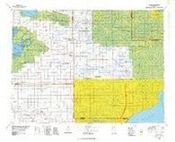Grygla Minnesota Historical topographic map, 1:100000 scale, 30 X 60 Minute, Year 1977