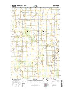 Grygla SW Minnesota Current topographic map, 1:24000 scale, 7.5 X 7.5 Minute, Year 2016