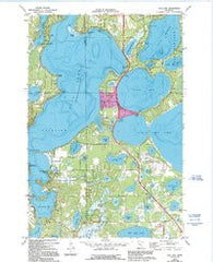Gull Lake Minnesota Historical topographic map, 1:24000 scale, 7.5 X 7.5 Minute, Year 1973