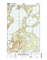 Gull Lake Minnesota Current topographic map, 1:24000 scale, 7.5 X 7.5 Minute, Year 2016