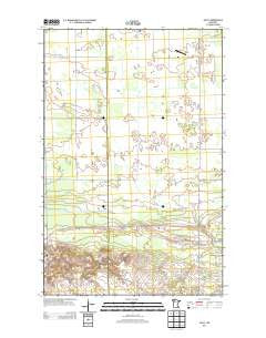 Gully Minnesota Historical topographic map, 1:24000 scale, 7.5 X 7.5 Minute, Year 2013