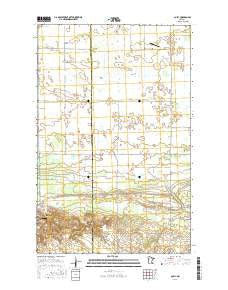 Gully Minnesota Current topographic map, 1:24000 scale, 7.5 X 7.5 Minute, Year 2016