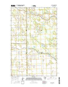 Gully NE Minnesota Current topographic map, 1:24000 scale, 7.5 X 7.5 Minute, Year 2016