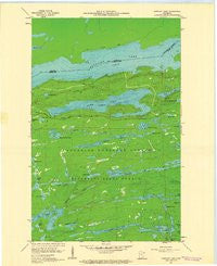 Gunflint Lake Minnesota Historical topographic map, 1:24000 scale, 7.5 X 7.5 Minute, Year 1960