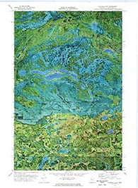 Gurneau Lake Minnesota Historical topographic map, 1:24000 scale, 7.5 X 7.5 Minute, Year 1972