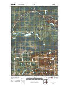 Gurneau Lake Minnesota Historical topographic map, 1:24000 scale, 7.5 X 7.5 Minute, Year 2010
