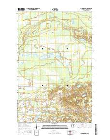 Gurneau Lake Minnesota Current topographic map, 1:24000 scale, 7.5 X 7.5 Minute, Year 2016