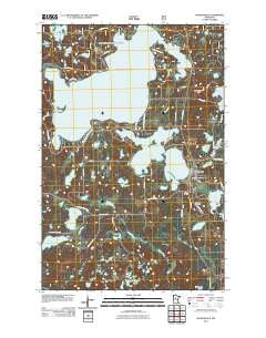 Hackensack Minnesota Historical topographic map, 1:24000 scale, 7.5 X 7.5 Minute, Year 2011