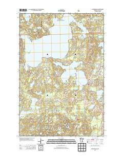 Hackensack Minnesota Historical topographic map, 1:24000 scale, 7.5 X 7.5 Minute, Year 2013