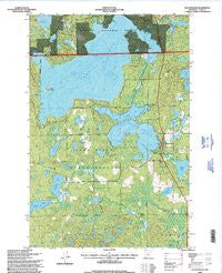 Hackensack Minnesota Historical topographic map, 1:24000 scale, 7.5 X 7.5 Minute, Year 1996