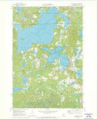Hackensack Minnesota Historical topographic map, 1:24000 scale, 7.5 X 7.5 Minute, Year 1970