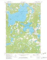 Hackensack Minnesota Historical topographic map, 1:24000 scale, 7.5 X 7.5 Minute, Year 1970