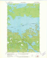 Hale Bay Minnesota Historical topographic map, 1:24000 scale, 7.5 X 7.5 Minute, Year 1967