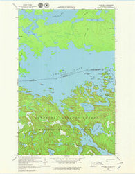 Hale Bay Minnesota Historical topographic map, 1:24000 scale, 7.5 X 7.5 Minute, Year 1967
