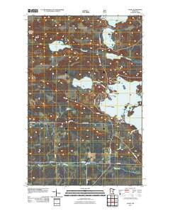 Haley Minnesota Historical topographic map, 1:24000 scale, 7.5 X 7.5 Minute, Year 2011