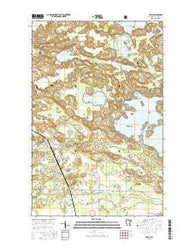 Haley Minnesota Current topographic map, 1:24000 scale, 7.5 X 7.5 Minute, Year 2016