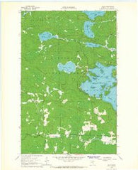 Haley Minnesota Historical topographic map, 1:24000 scale, 7.5 X 7.5 Minute, Year 1964