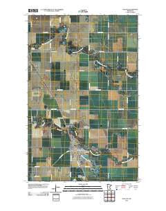 Hallock Minnesota Historical topographic map, 1:24000 scale, 7.5 X 7.5 Minute, Year 2010