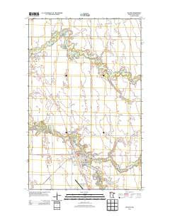 Hallock Minnesota Historical topographic map, 1:24000 scale, 7.5 X 7.5 Minute, Year 2013