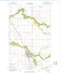 Hallock Minnesota Historical topographic map, 1:24000 scale, 7.5 X 7.5 Minute, Year 1974